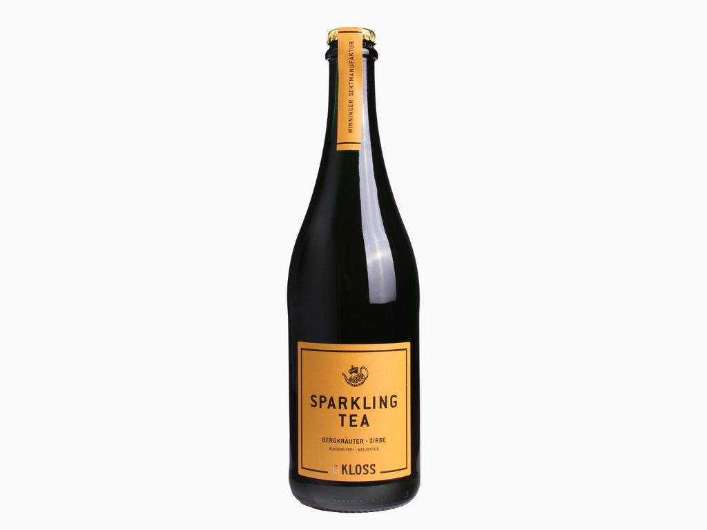 Sparkling Tea Mountain Herbs / Bergkraüter Zirbe -  Orange Label - 20cl